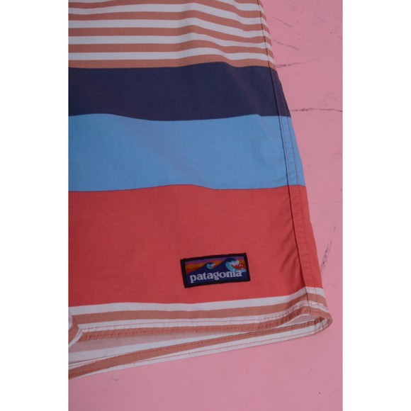Men's Striped Patagonia Swim Trunks Size 34 - Picture 6 of 6